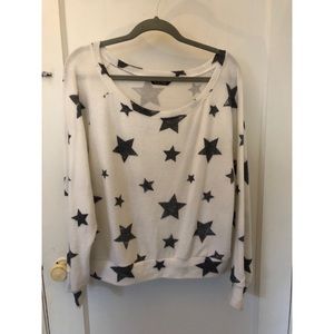 Star Print Sweatshirt